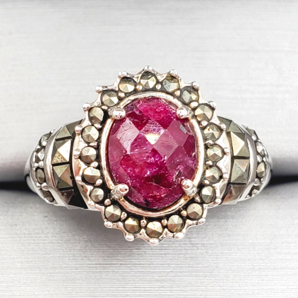 Silver Ruby Ring